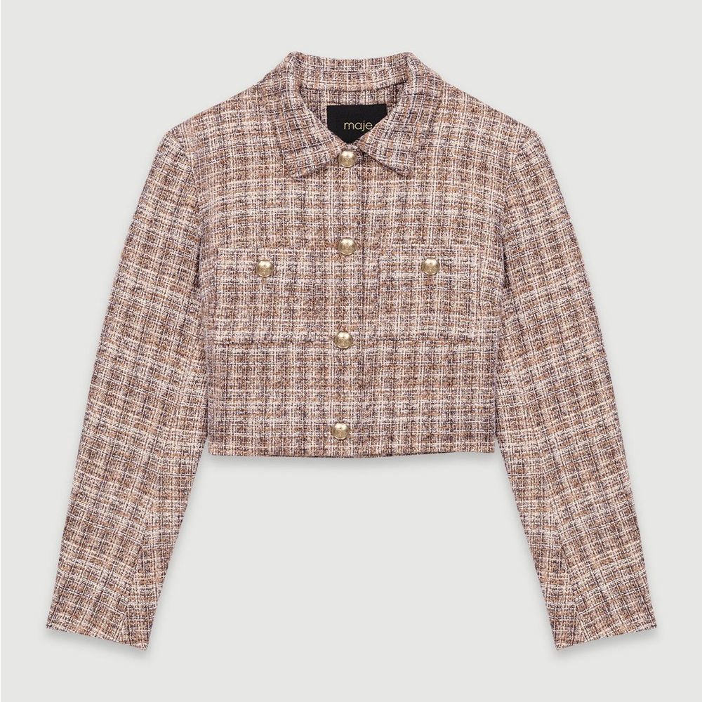 Maje Short Tweed Jacket (NWT)